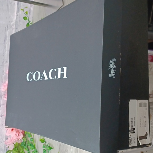 Coach Lilli Leather Boot In Walnut NIB - Picture 12 of 13